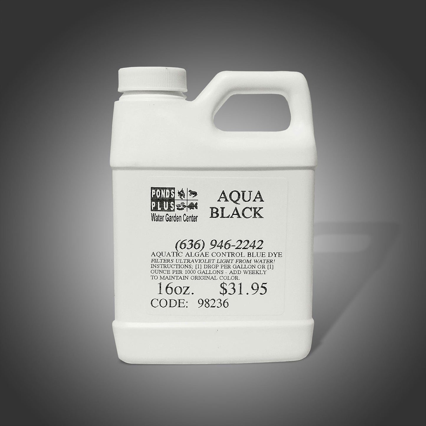 Ponds Plus - Aqua Black Pond Dye