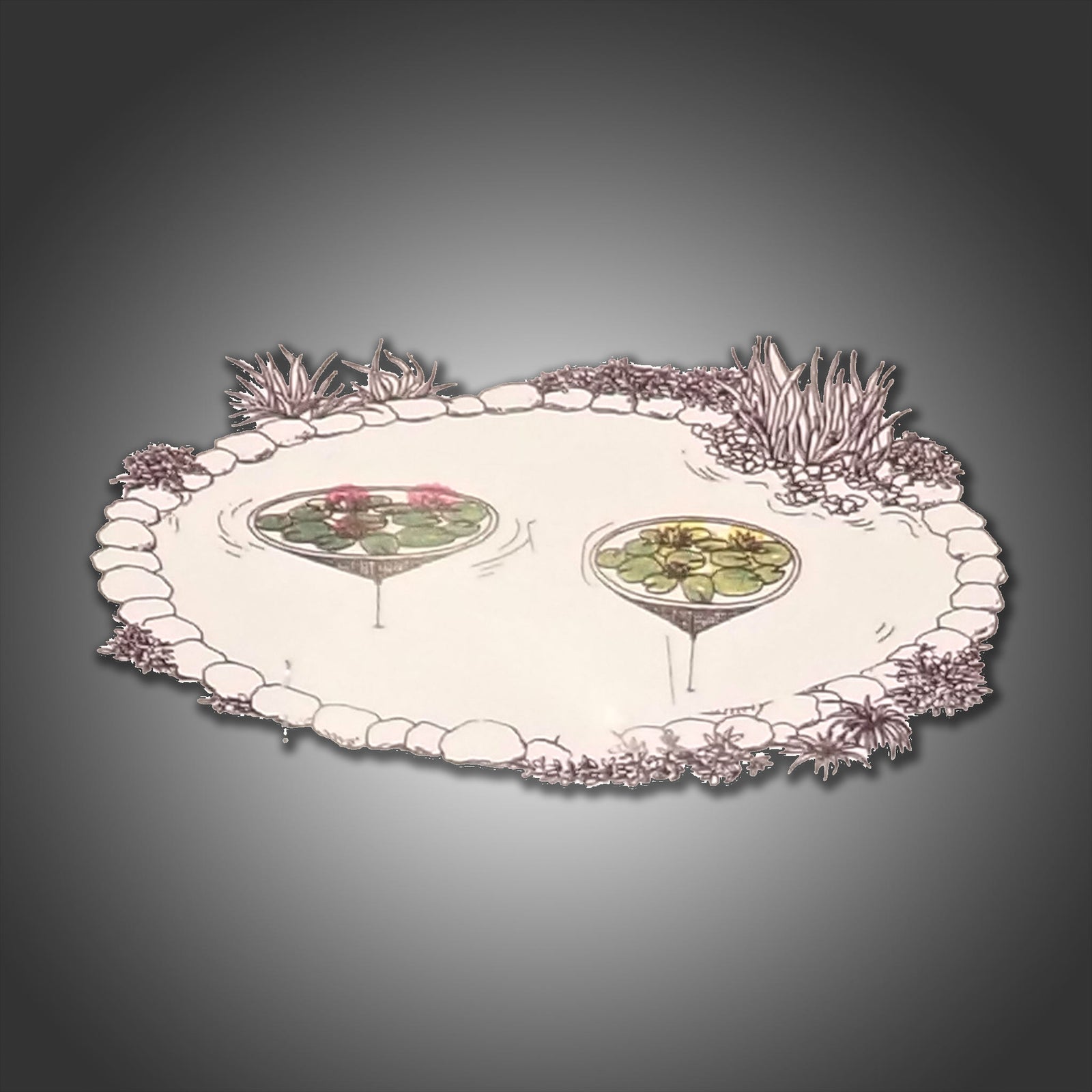 Floating Flora Island / Fish Barrier PONDS PLUS Water Garden Center