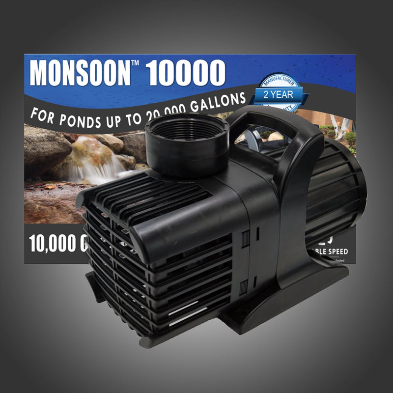 LAKE FLOATING FOUNTAIN PUMPS - ANJON MONSOON WITH 100 - 200' FOOT CORD --- In-Store Pickup Only
