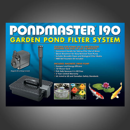 Pondmaster Pump & Filter Kit - 190gph