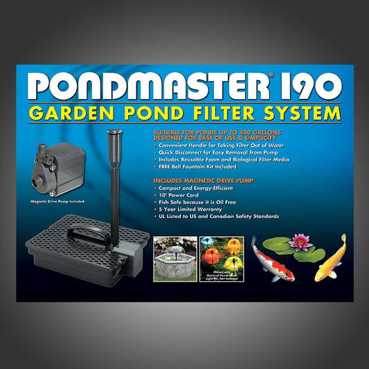 Pondmaster Pump & Filter Kit - 190gph